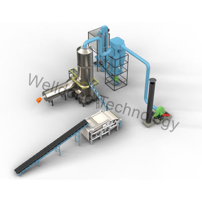 ISO9001電気暖房のカッサバの小麦粉の気流乾燥器機械