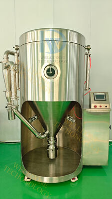 30~300°Cの空気入口温度制御と1kg/hの蒸発容量を持つ自動実験室スプレードライヤー