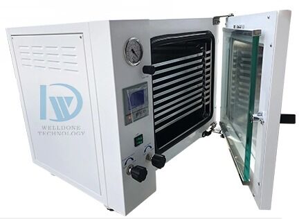 30～300℃温度制御、2年保証付きの、高い安全レベルの自動実験室用真空乾燥機